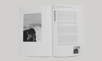 DAVID HOROVITZ - A photograph of me crying early in the morning on the beach in the far rockaways that is placed onto the english wikipedia page for mood disorder and then used by various websites as a free stock