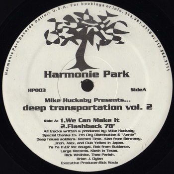 MIKE HUCKABY - Deep Transportation Vol. 2