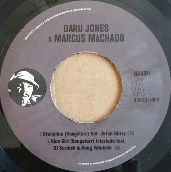 DARU JONES X MARCUS MACHADO - Discipline/Nice Girl
