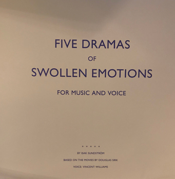 ISAK SUNDSTRM - Five Dramas of Swollen Emotions