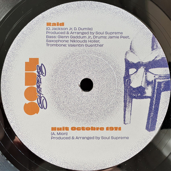 SOUL SUPREME - Huit Octobre 1971 / Raid
