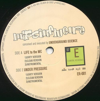 MASS INFLUENCE - Life To The Mc / Under Pressure