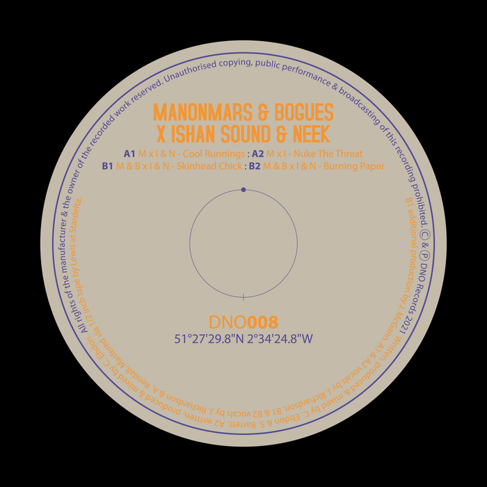 MANONMARS & BOGUES X ISHAN SOUND & NEEK - Burning Paper EP