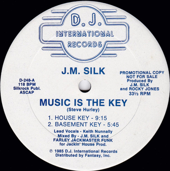 J.M. SILK - Music Is The Key