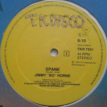 JIMMY BO HORNE - Spank / I Wanna Go Home With You