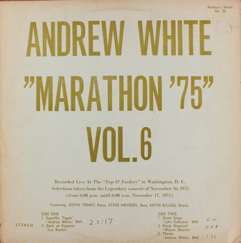 ANDREW WHITE - Marathon 75 Vol. 6