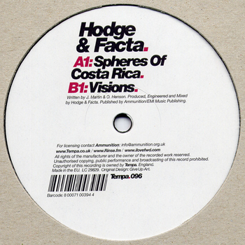 HODGE - Spheres Of Costa Rica / Visions