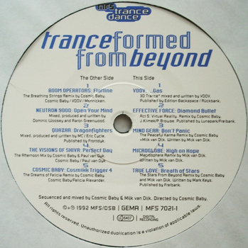 VARIOUS - Tranceformed From Beyond