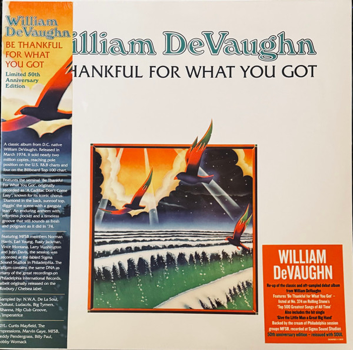 WILLIAM DEVAUGHN - Be Thankful For What You Got (50th Anniversary)