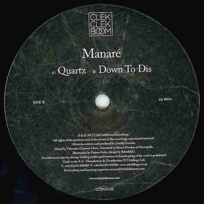 MANARE - Quartz / Down To Dis