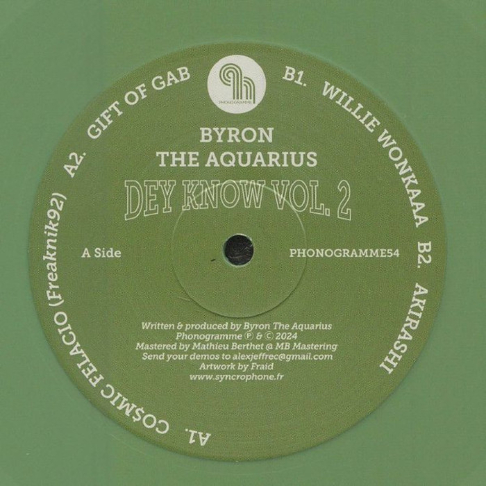 BYRON THE AQUARIUS - Dey Know Vol. 2