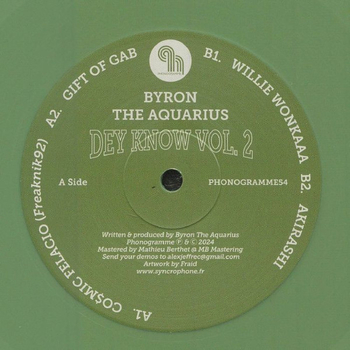 BYRON THE AQUARIUS - Dey Know Vol. 2