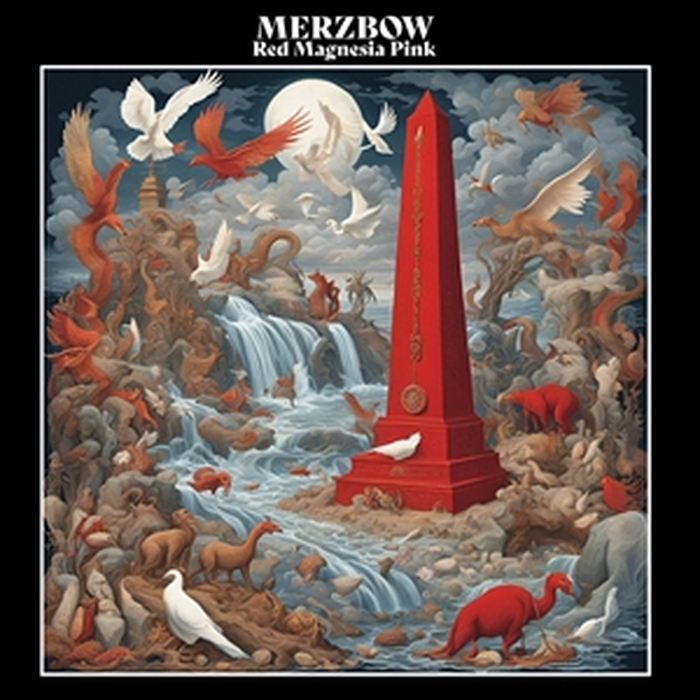 MERZBOW - Red Magnesia Pink (B / W Marble)