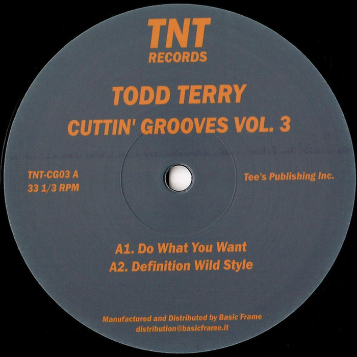 TODD TERRY - Cuttin Grooves Vol. 3