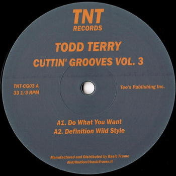 TODD TERRY - Cuttin Grooves Vol. 3