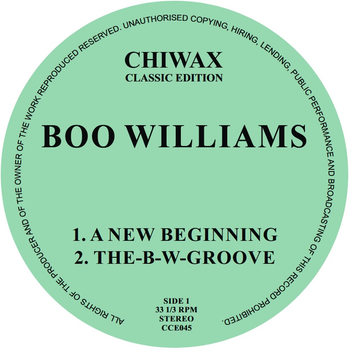 BOO WILLIAMS - A New Beginning