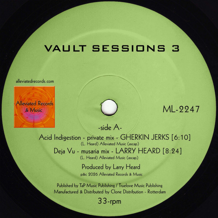 LARRY HEARD - Vault Sessions 3