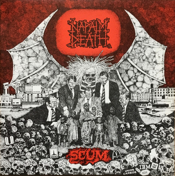 NAPALM DEATH - Scum (red)